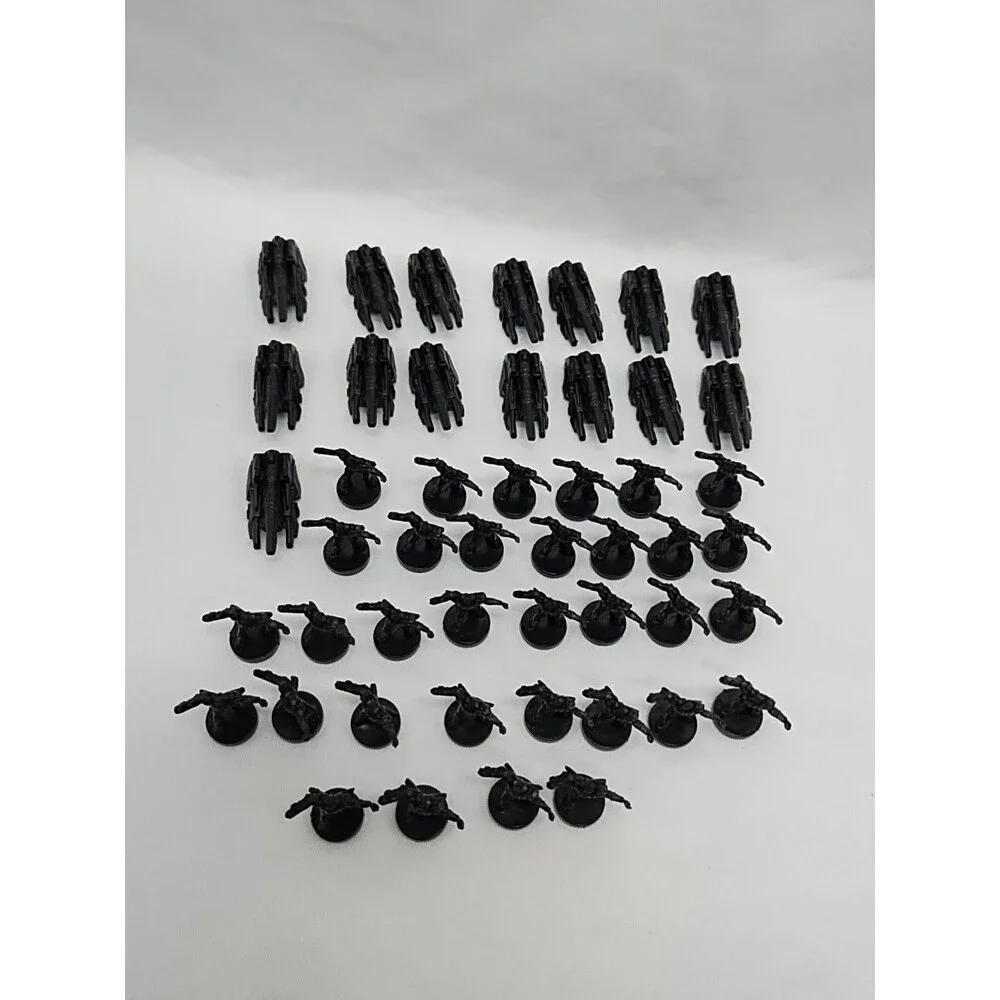 (48) 2007 Transformers Black Risk Board Game Player Pieces